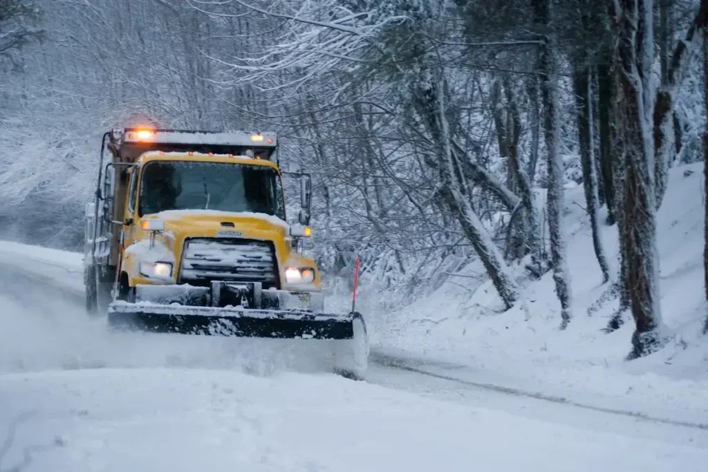 decor - snow plow represetning insurance enterprise administration